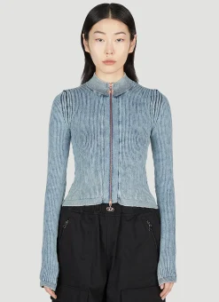 M-Anafi Ribbed Zip Top>Diesel Sale