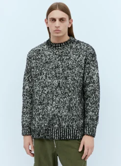 Men Dries Van Noten Knitwear^Markled Knit Sweater
