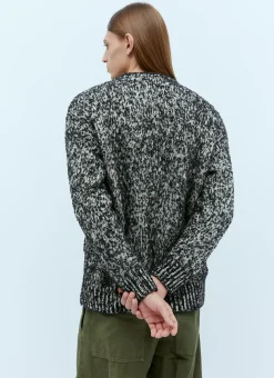 Men Dries Van Noten Knitwear^Markled Knit Sweater