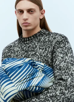 Men Dries Van Noten Knitwear^Markled Knit Sweater