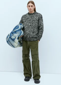 Men Dries Van Noten Knitwear^Markled Knit Sweater