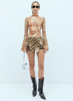 Marta Mesh Top>AVAVAV Sale