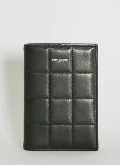 Men Saint Laurent Wallets & Cardholders^Matelasse Carre Passport Case