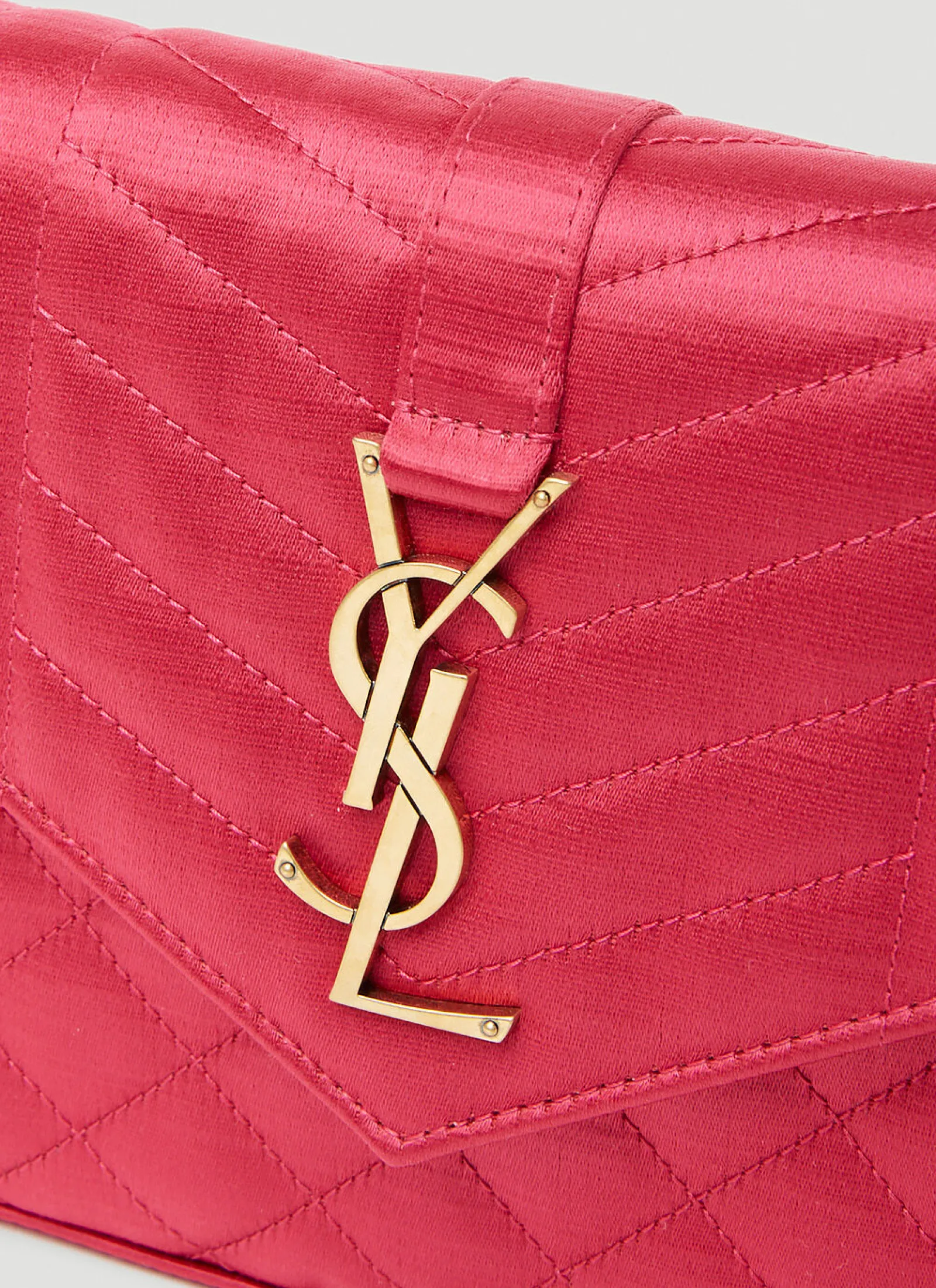 Men Saint Laurent Wallets & Cardholders^Matelasse Envelope Chain Wallet