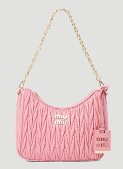 Matelasse Leather Shoulder Bag>Miu Miu Sale