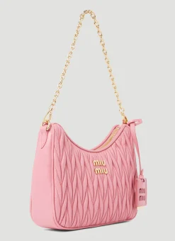 Matelasse Leather Shoulder Bag>Miu Miu Sale