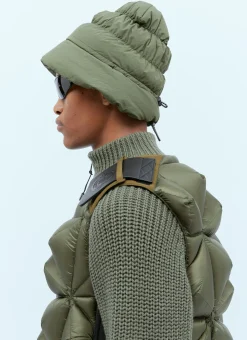 Men Moncler x Pharrell Williams Hats^Matte Ruched Bucket Hat