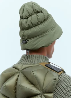 Men Moncler x Pharrell Williams Hats^Matte Ruched Bucket Hat