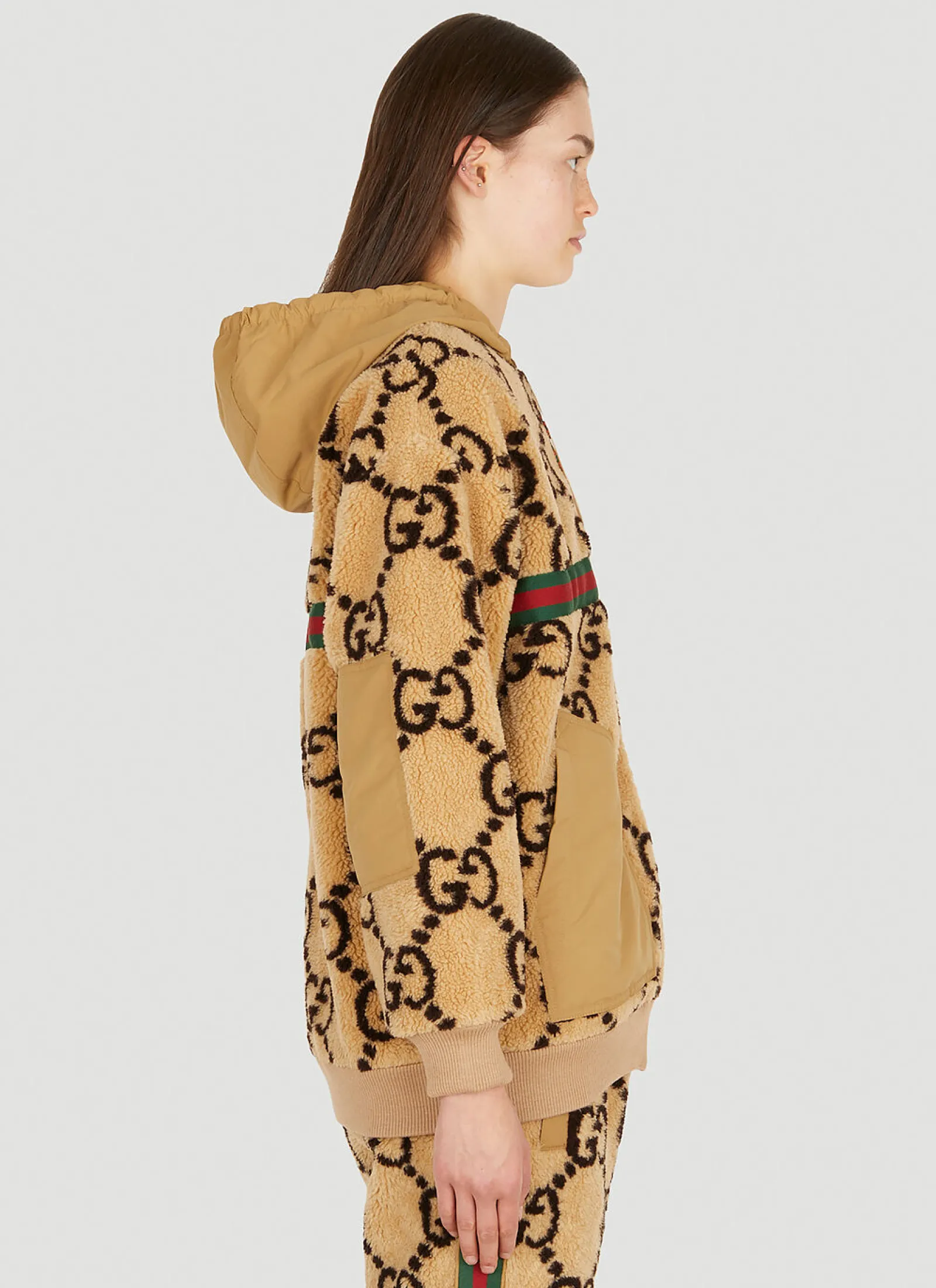 Maxi Gg Faux Fux Sweatshirt>Gucci Outlet
