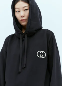 Maxi Interlocking Gg Hooded Sweatshirt>Gucci Outlet