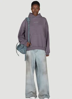Medium-Fit Logo Print Hooded Sweatshirt>Balenciaga Best