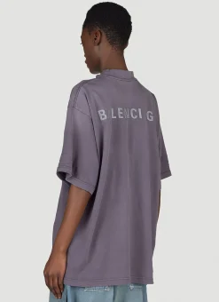 Medium-Fit Logo Print T-Shirt></noscript>Balenciaga Sale