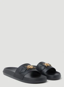Men Versace Slides^Medusa Open Toe Slides