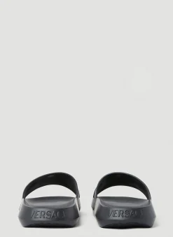 Men Versace Slides^Medusa Open Toe Slides