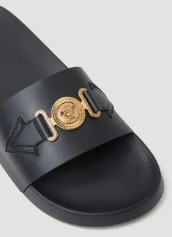 Men Versace Slides^Medusa Open Toe Slides