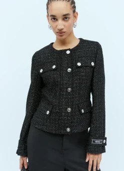 Medusa Tweed Jacket>Versace New