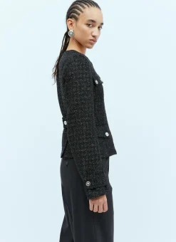 Medusa Tweed Jacket></noscript>Versace New