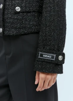 Medusa Tweed Jacket></noscript>Versace New