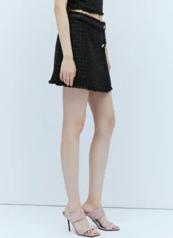 Medusa Tweed Mini Skirt>Versace Sale