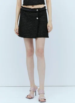 Medusa Tweed Mini Skirt></noscript>Versace Sale
