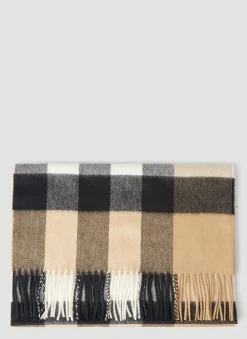 Men Burberry Scarves^Mega Check Scarf