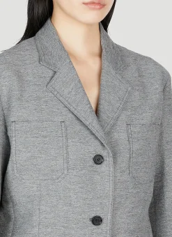 Melange Suit Blazer></noscript>TOTEME New