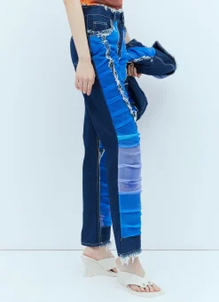 Mesh Construction Denim Jeans></noscript>Paula Canovas del Vas Clearance