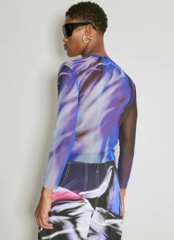 Men Gerrit Jacob Tops^Mesh Long Sleeve Top