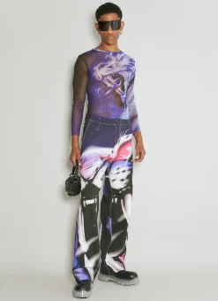 Men Gerrit Jacob Tops^Mesh Long Sleeve Top