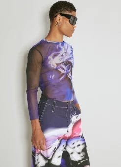 Men Gerrit Jacob Tops^Mesh Long Sleeve Top