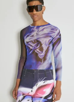 Men Gerrit Jacob Tops^Mesh Long Sleeve Top