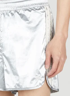 Metallic Track Shorts></noscript>adidas by Wales Bonner
