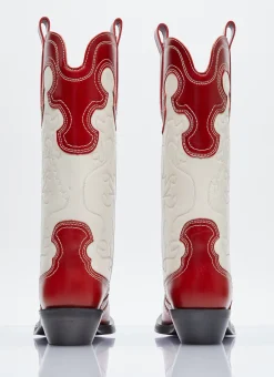 Mid Shaft Embroide Western Boots></noscript>GANNI Best
