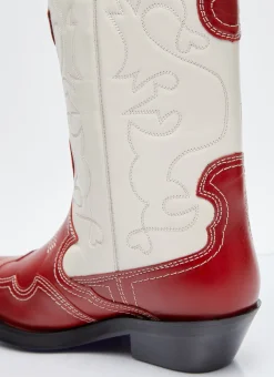 Mid Shaft Embroide Western Boots></noscript>GANNI Best