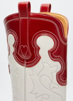 Mid Shaft Embroide Western Boots></noscript>GANNI Best