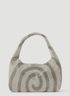 Mini Crystal Mesh Armpit Shoulder Bag>KARA Sale