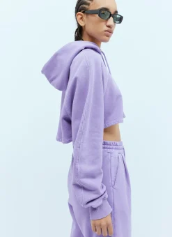 Mini Hooded Crystal Embellished Sweatshirt>AVAVAV