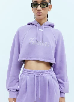 Mini Hooded Crystal Embellished Sweatshirt></noscript>AVAVAV