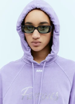 Mini Hooded Crystal Embellished Sweatshirt></noscript>AVAVAV