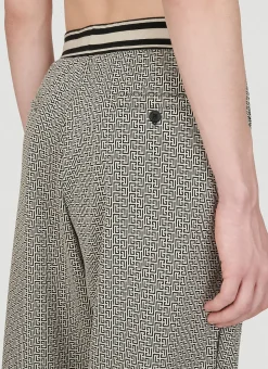 Men Balmain Track Pants^Mini Monogram Jacquard Pyjama Pants