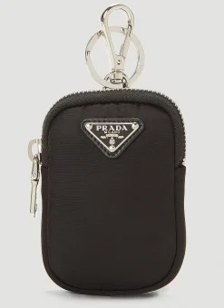 Men Prada Keyrings^Mini Nylon Keychain