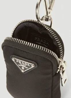 Men Prada Keyrings^Mini Nylon Keychain