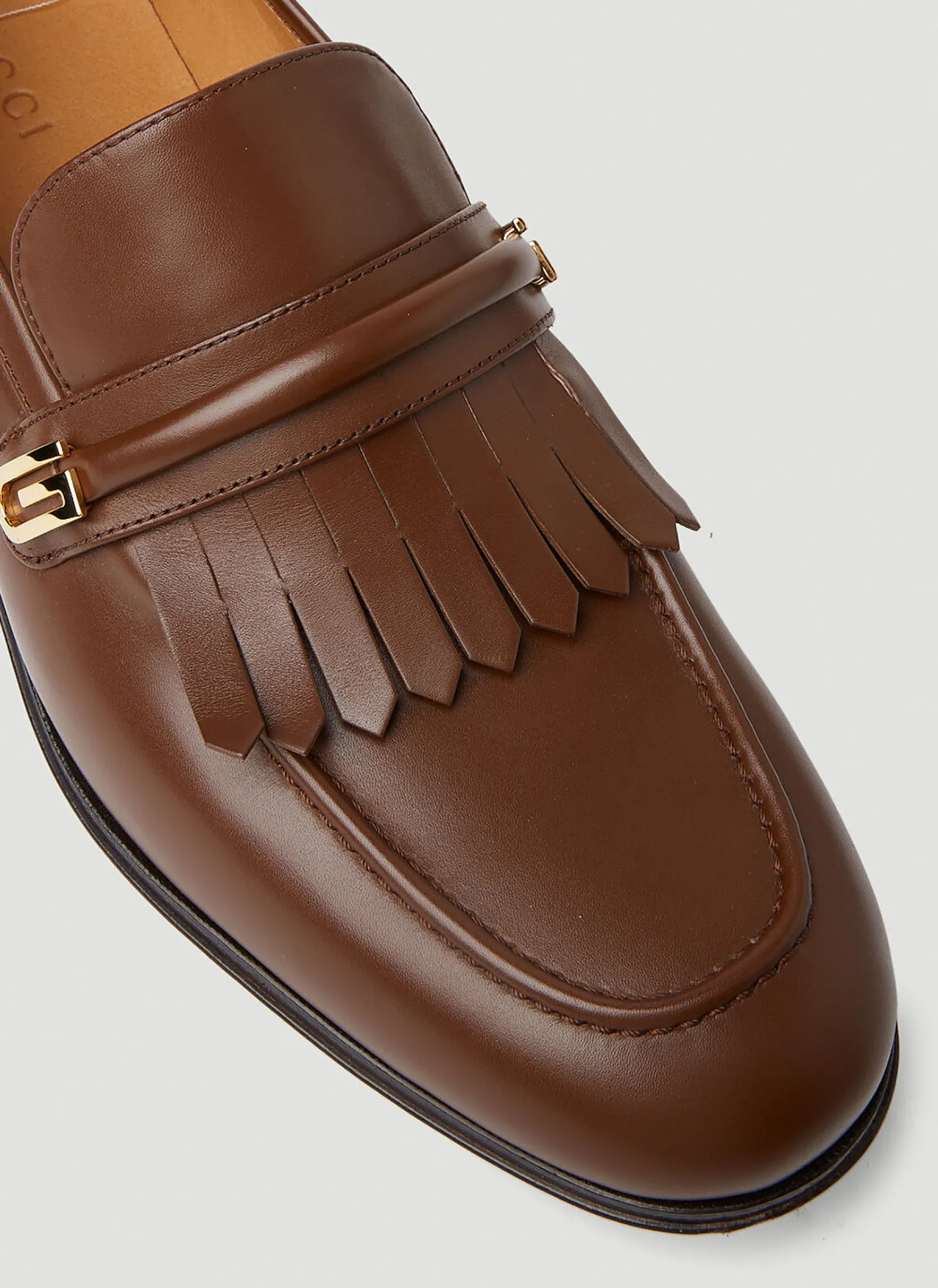 Men Gucci Loafers^Mirrored G Loafers