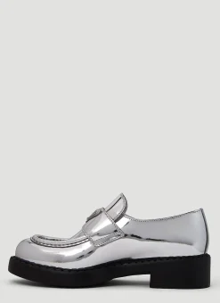 Mirrored Loafers><noscript><img width=