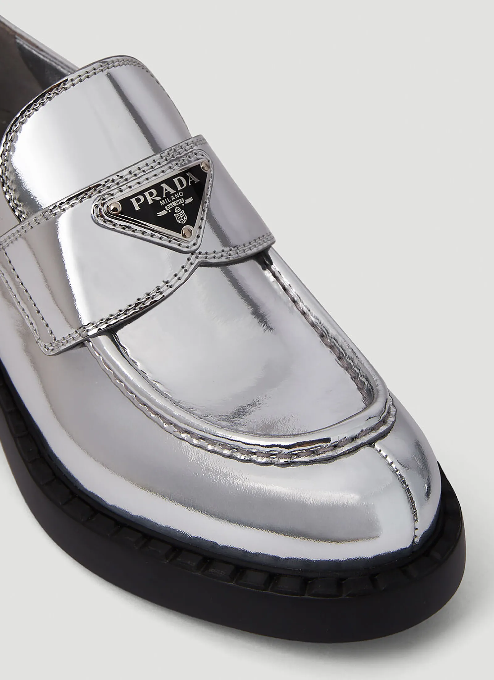 Mirrored Loafers>Prada New