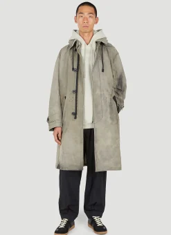 Men Applied Art Forms Coats^Modular Parka Coat