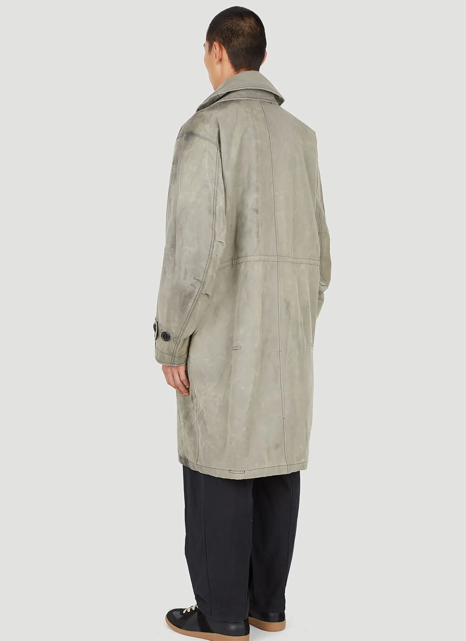 Men Applied Art Forms Coats^Modular Parka Coat