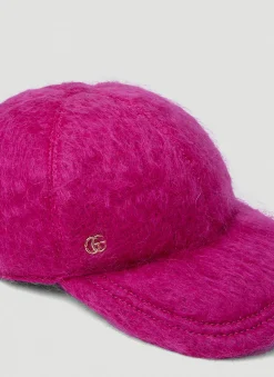 Men Gucci Hats^Mohair Baseball Hat