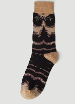 Men P.A.M. Socks^Moire Dress Socks