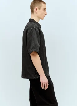 Men Marine Serre Tops^Moire Zephyr Top